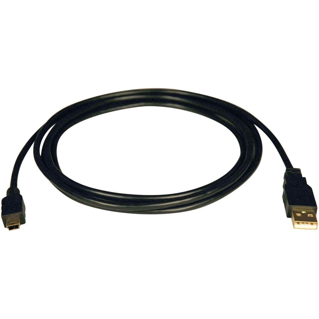 USB 2.0 A to 5-Pin Mini B Gold Cable