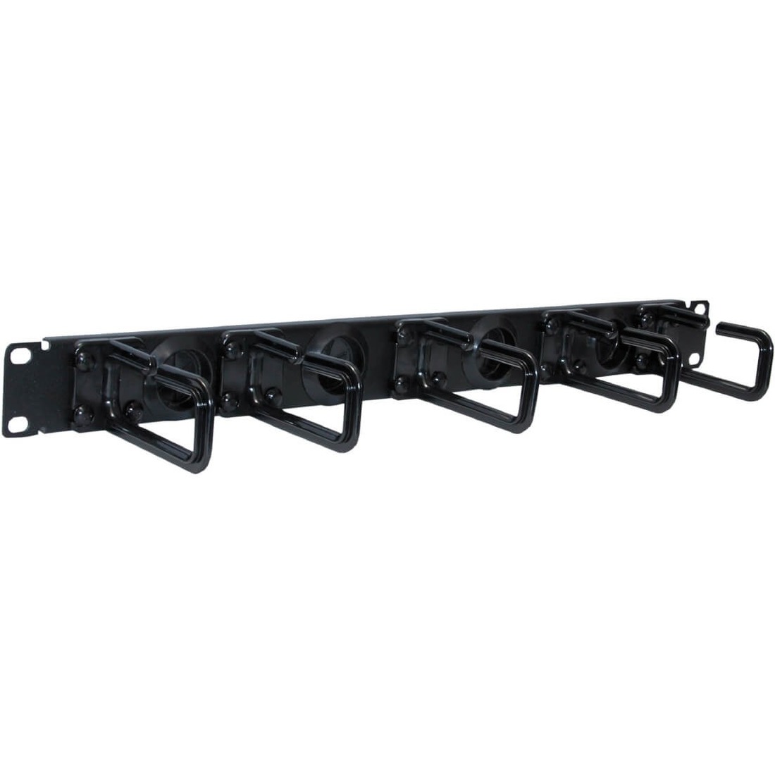 1U Horizontal Cable Manager (Flexible Ring Type.)