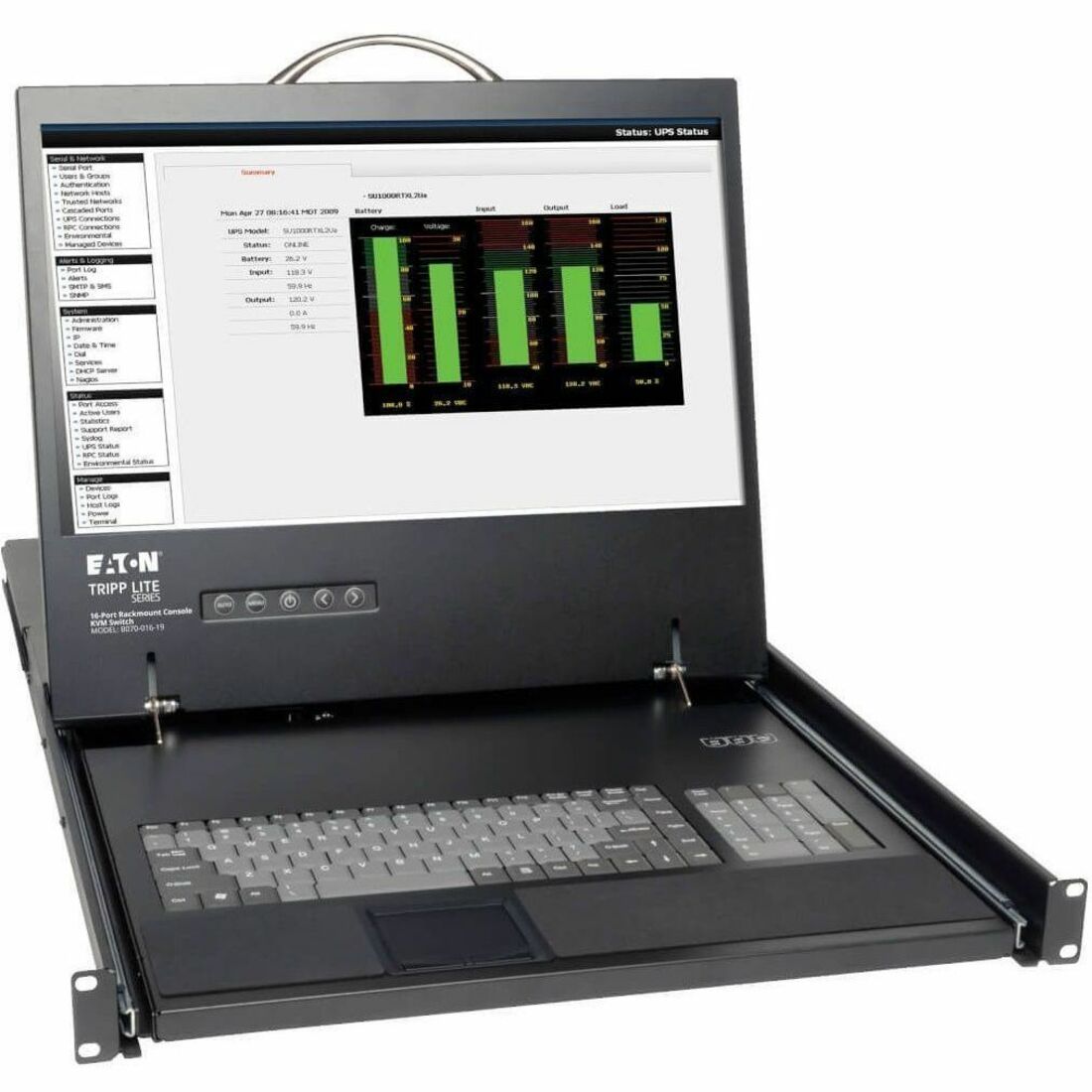 NetCommander B070-016-19 Rackmount LCD with KVM Switch