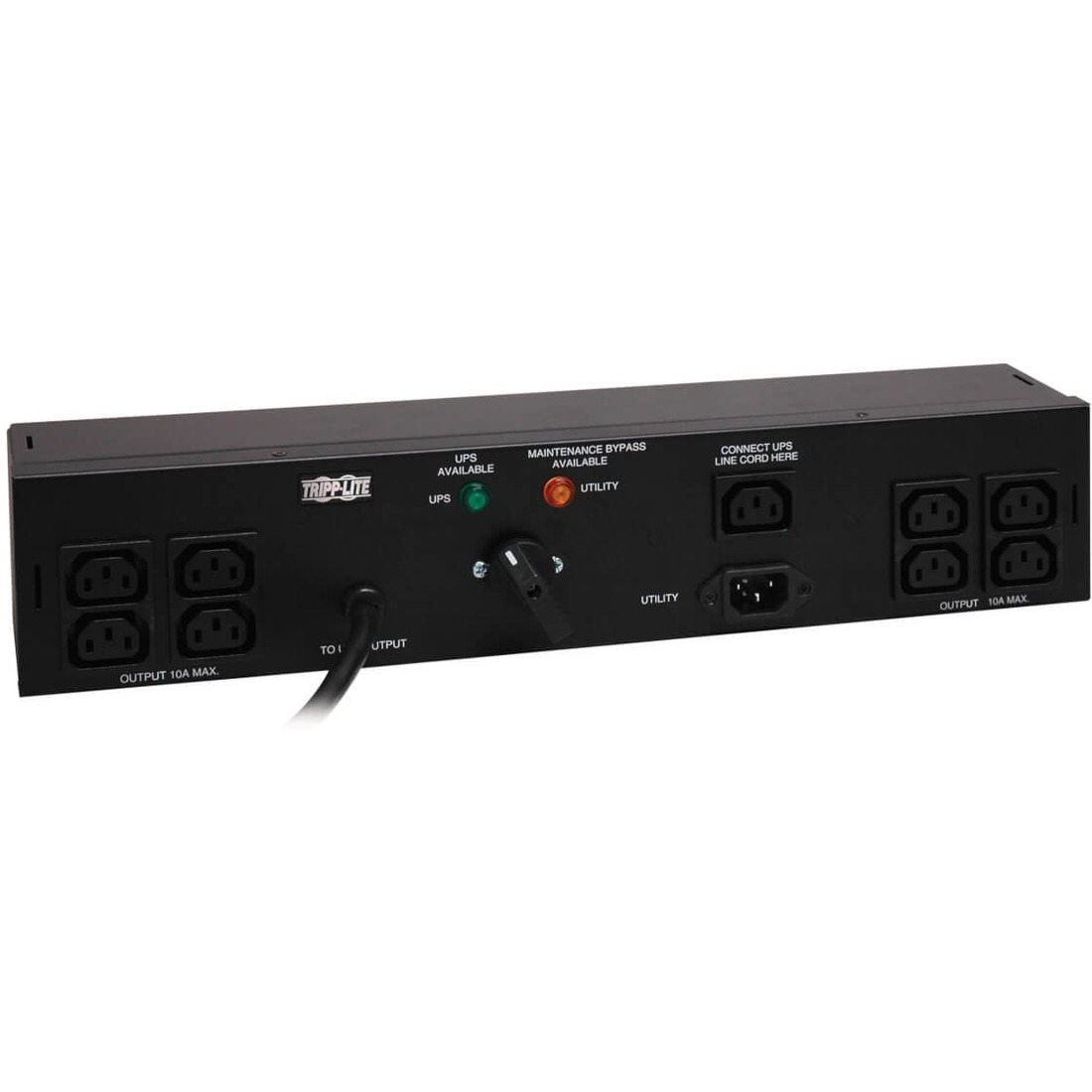 PDUBHV10 PDU Dual Srce Hot Swap 200-240V 10A 8 Out