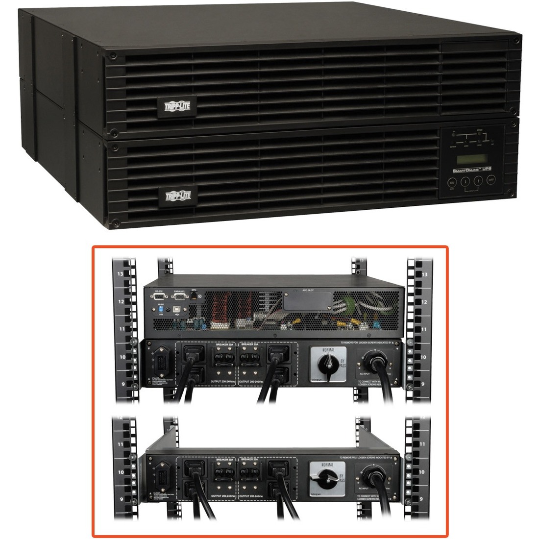 SmartOnline EZ SU6000RT4UHVG 6000 VA Tower/Rack Mountable UPS