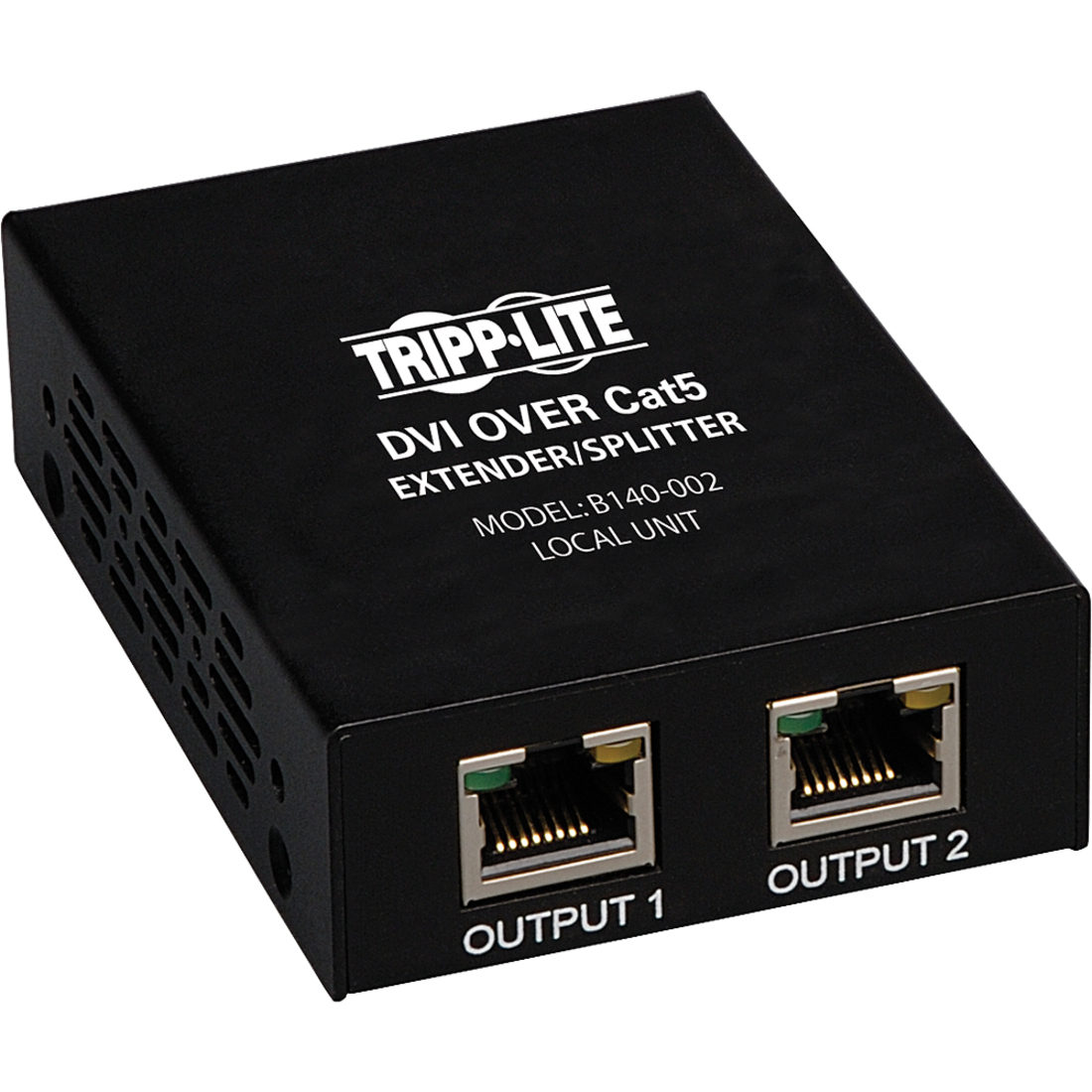 DVI over Cat5 Extender/Splitter, 2-Port Local Transmitter Unit