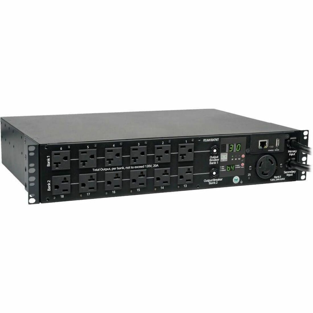 Switched PDUMH30ATNET 25-Outlets PDU