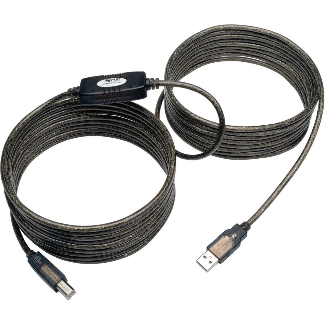 25ft. High-Speed USB2.0 A/B Active Device Cable (A Male to B Male)