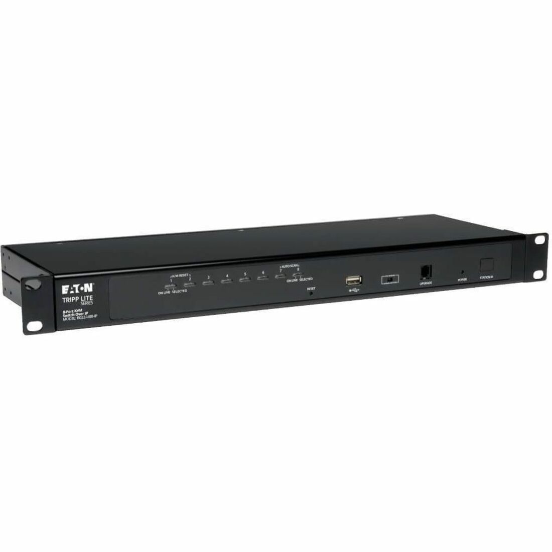 KVM Switch - 8-Port NetDirector 1U Rackmount IP KVM Switch