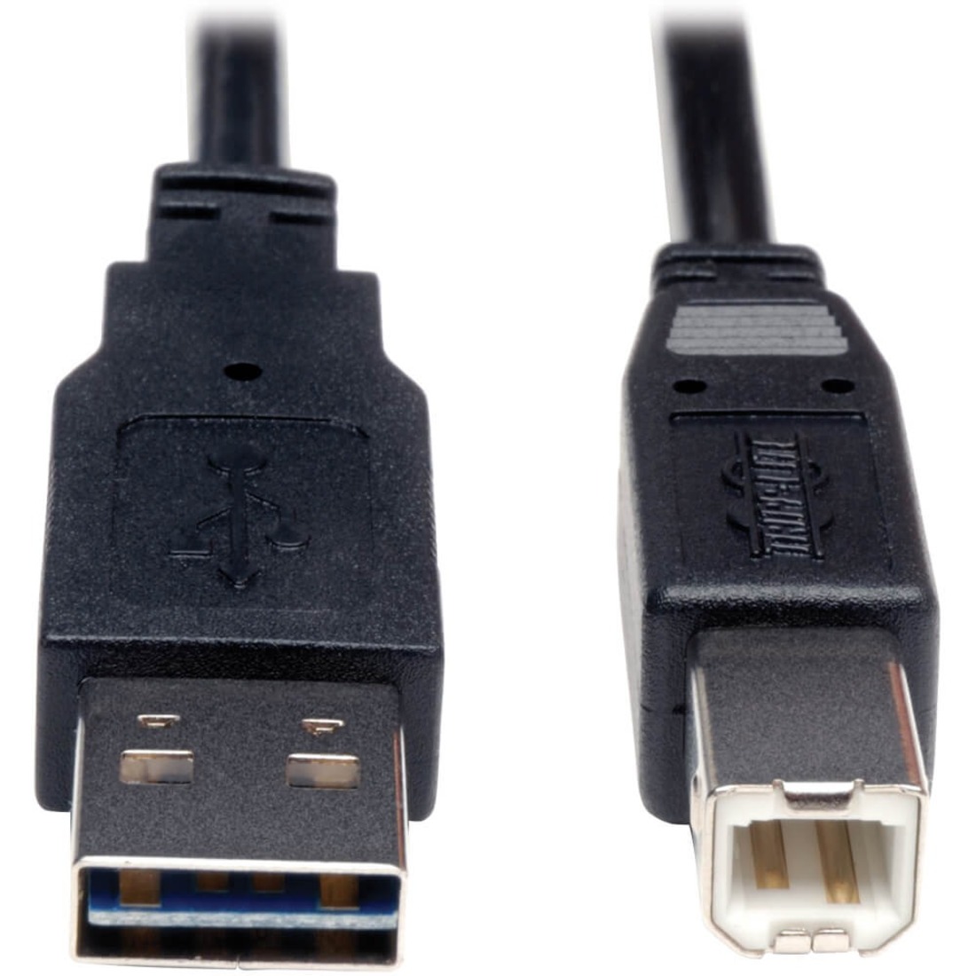 Universal Reversible USB 2.0 A-Male to B-Male Device Cable - 6ft