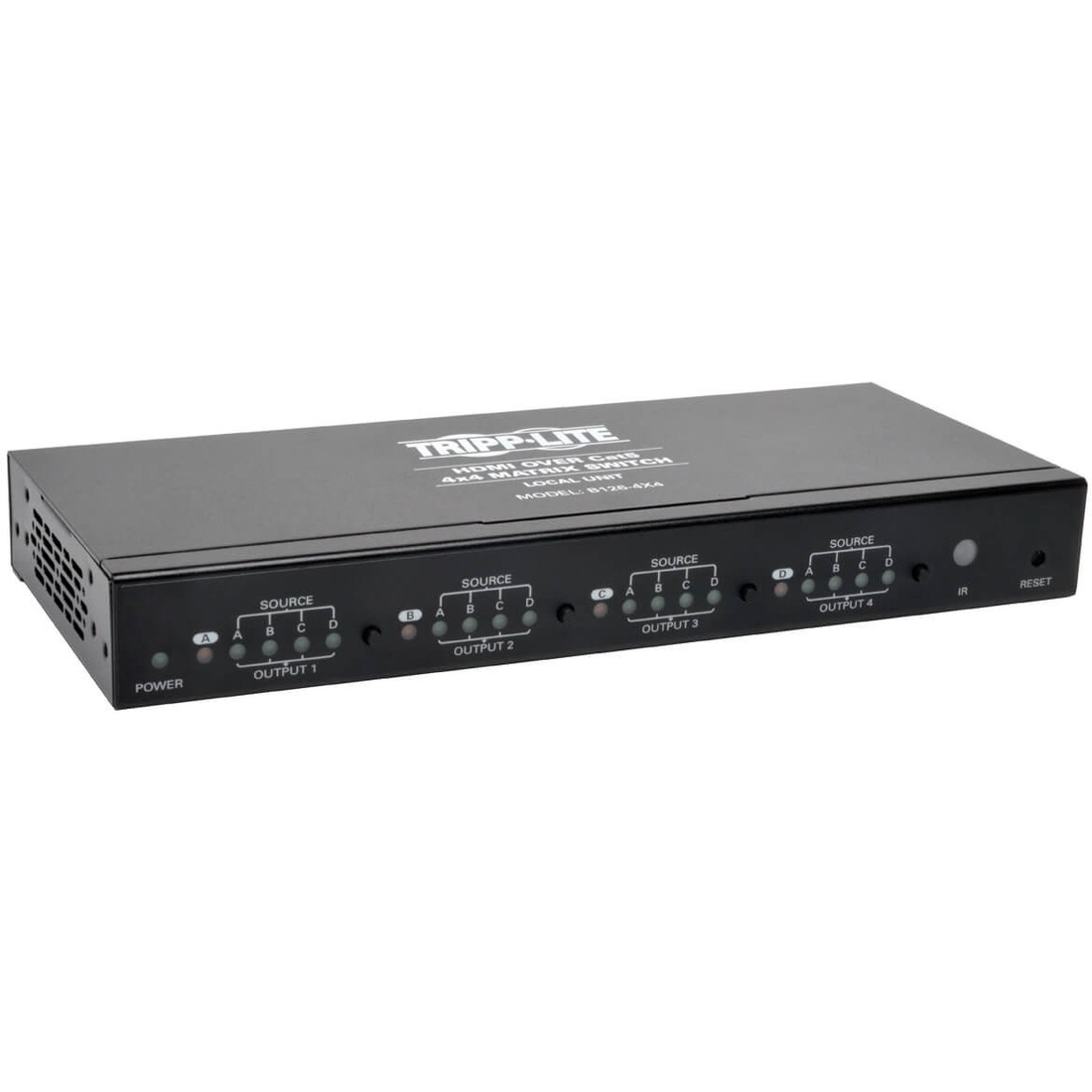 B126-4X4 4 x 4 HDMI over Cat5/Cat6 Matrix Splitter Switch