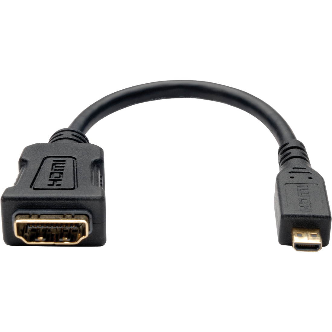 Micro HDMI Male ( Type D ) to HDMI Female Adapter, 6 Inch