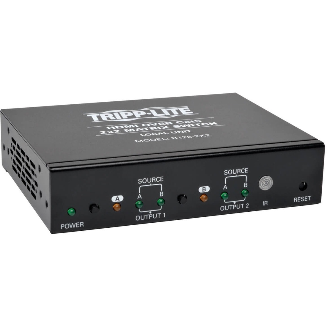 B126-2X2 2 x 2 HDMI over Cat5/Cat6 Matrix Splitter Switch
