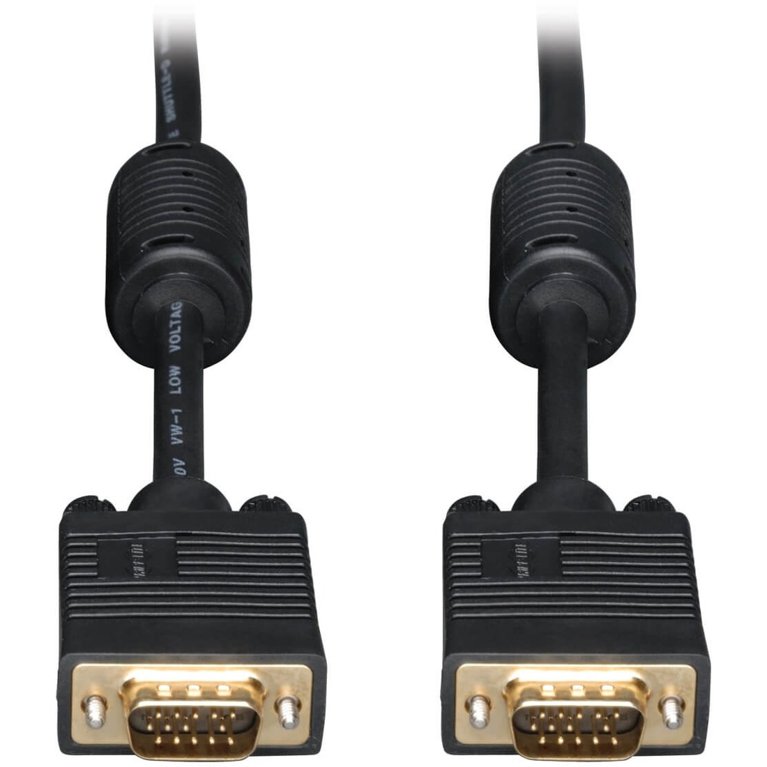 35-ft. SVGA/VGA Monitor Gold Cable with RGB Coax (HD15 M/M)