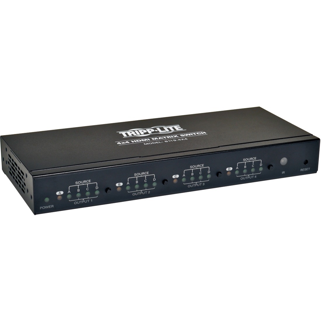 4x4 High Speed HDMI Video Matrix Switch with Audio 1920x1200 at 60Hz / 1080p
