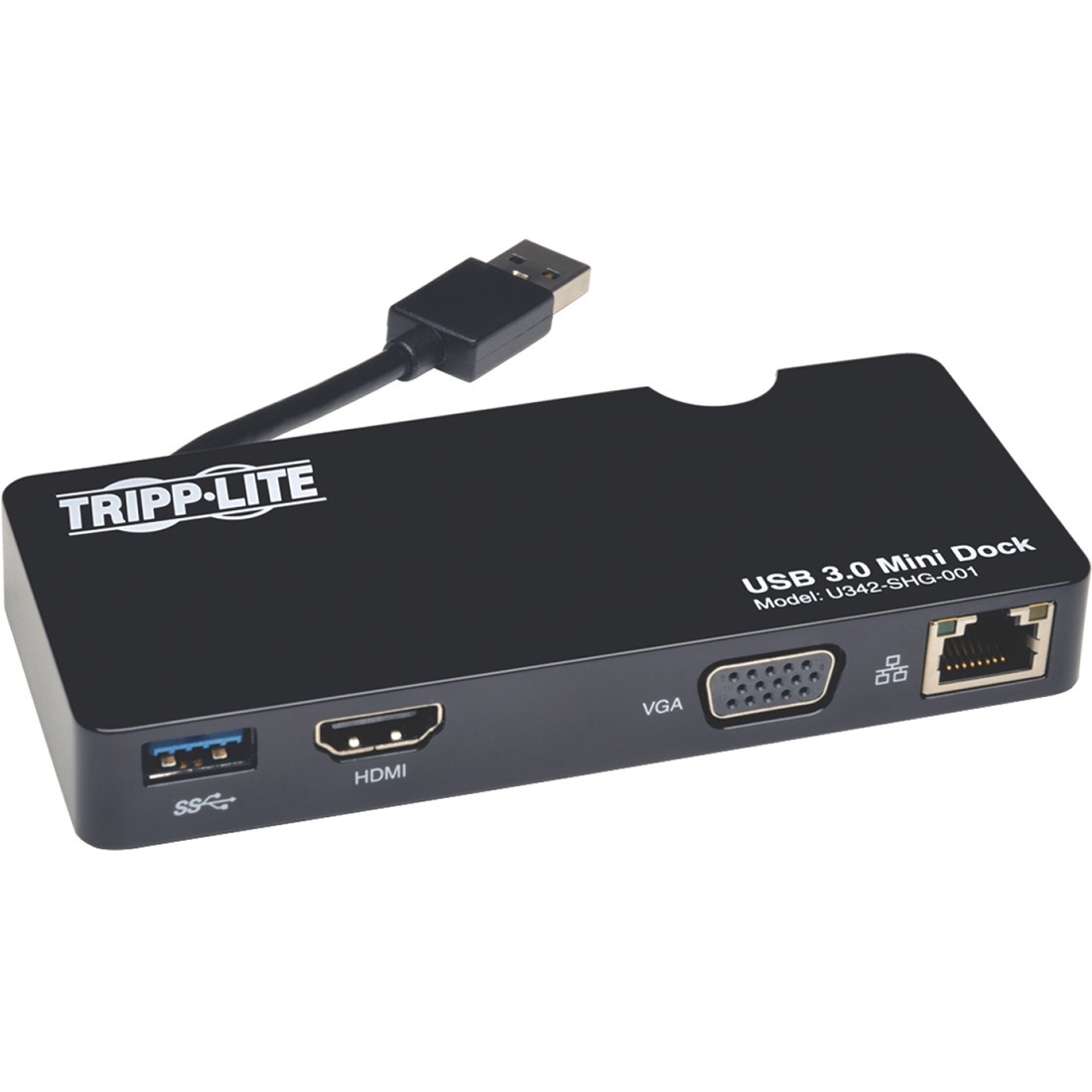 USB 3.0 HDMI / VGA Mini Docking Station with Gigabit Ethernet