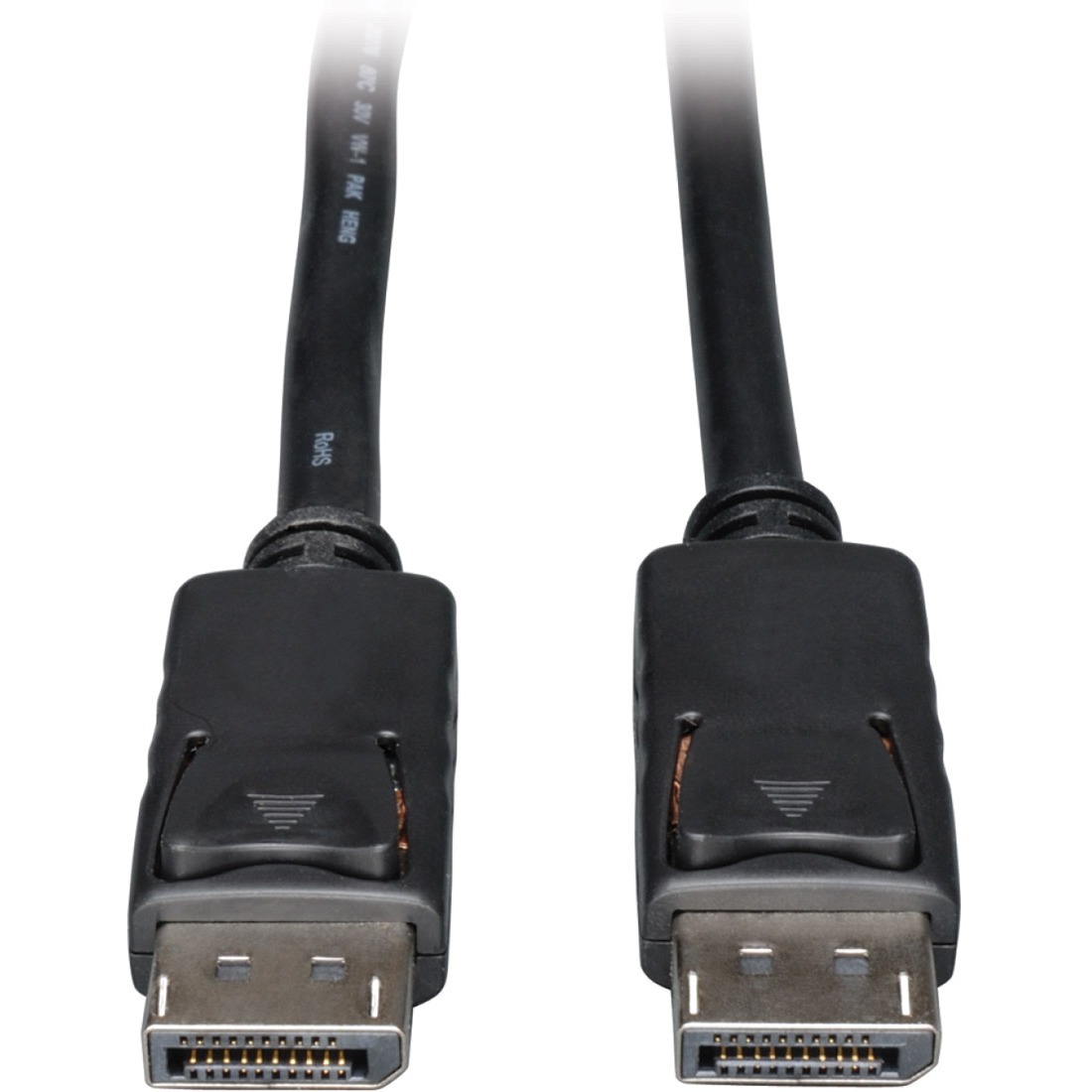 DisplayPort Cable with Latches (M/M), 1-ft