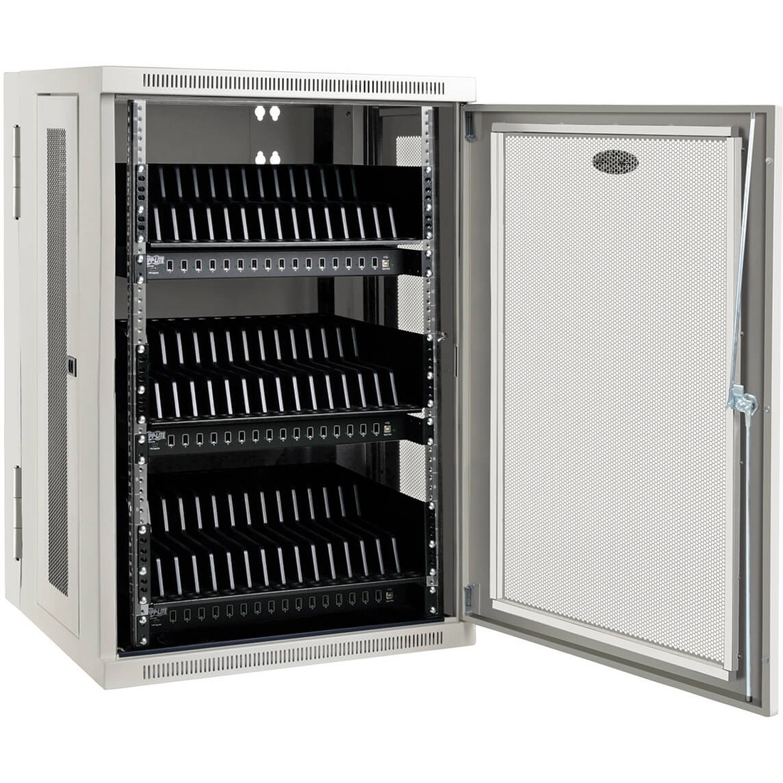 48-Port USB Tablet Charging Station (White)