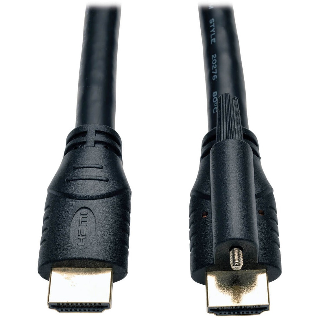High Speed HDMI Cable with Ethernet and Locking Connector, 24AWG (M/M), 6-ft.