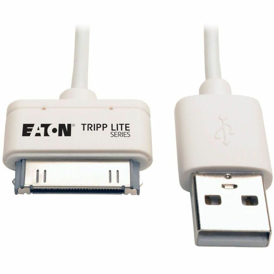 USB Sync/Charge Cable with Apple 30-Pin Dock Connector, White, 3 ft. (1 m)