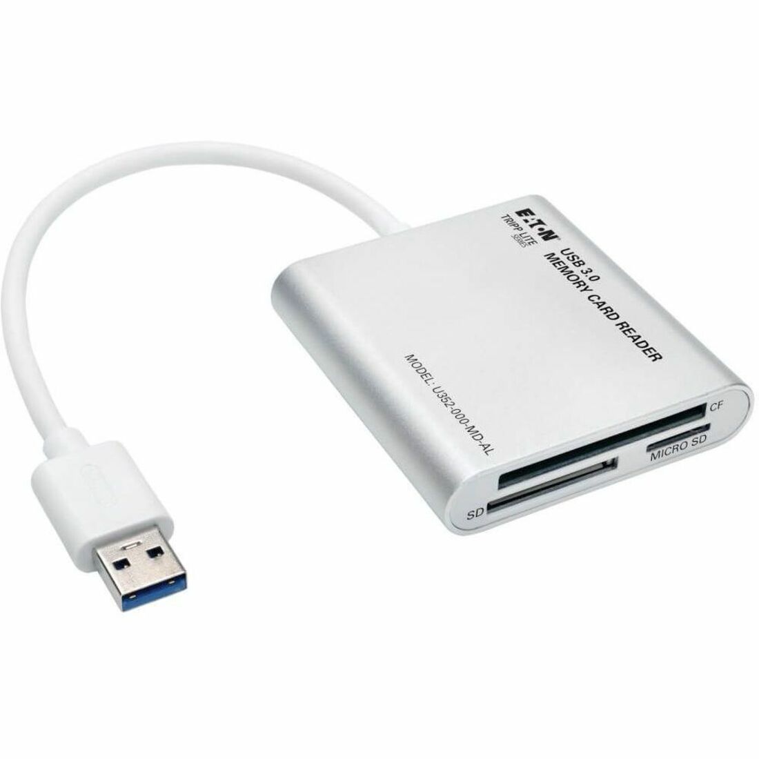 USB 3.0 SuperSpeed Multi-Drive Memory Card Reader/Writer, Aluminum Case