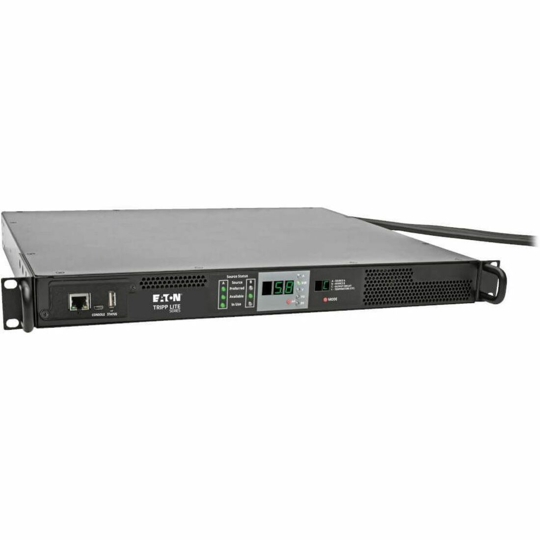 PDUMNH30HVAT 5.8kW Single-Phase 208/240V ATS/Monitored PDU