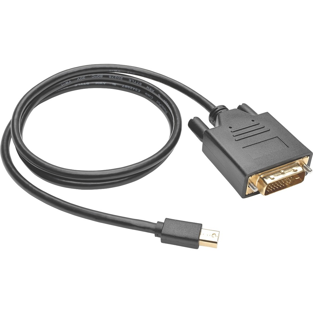 P586-003-DVI-V2 Mini DisplayPort 1.2 to DVI Active Adapter Cable, 3 ft.