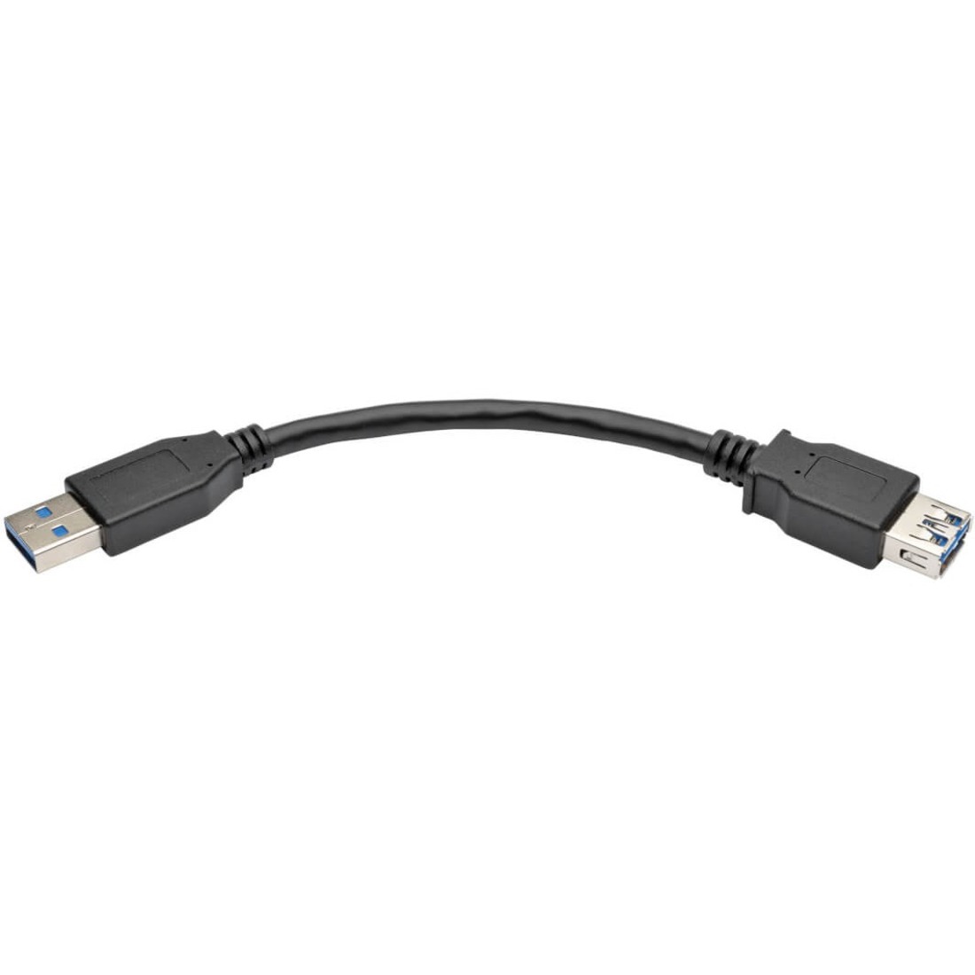 USB 3.0 SuperSpeed Type-A Extension Cable (M/F), Black, 6 in.