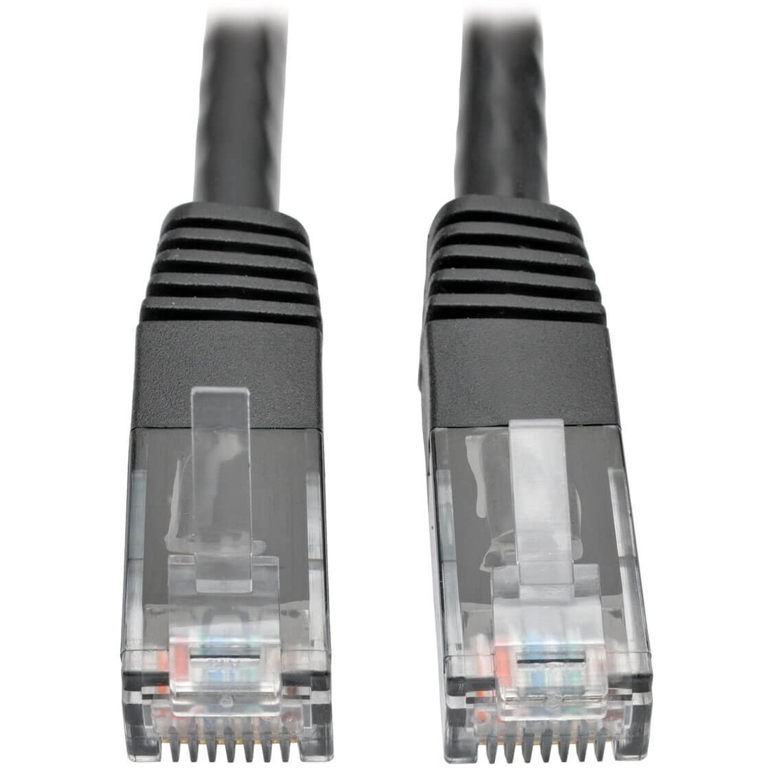 Cat6 Gigabit Molded Patch Cable (RJ45 M/M), Black, 6 ft