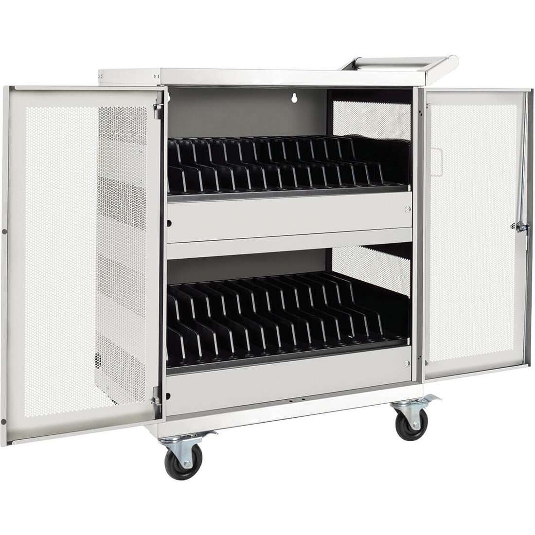 CSC32ACW 32-Device AC Charging Station Cart, White