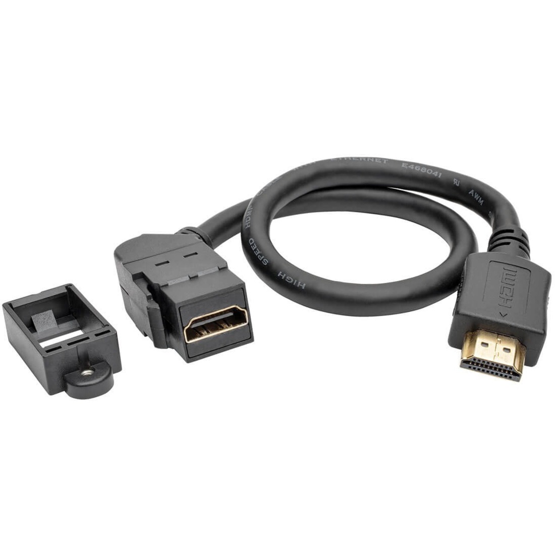 P162-001-KPA-BK HDMI Extension Audio/Video Cable with Ethernet