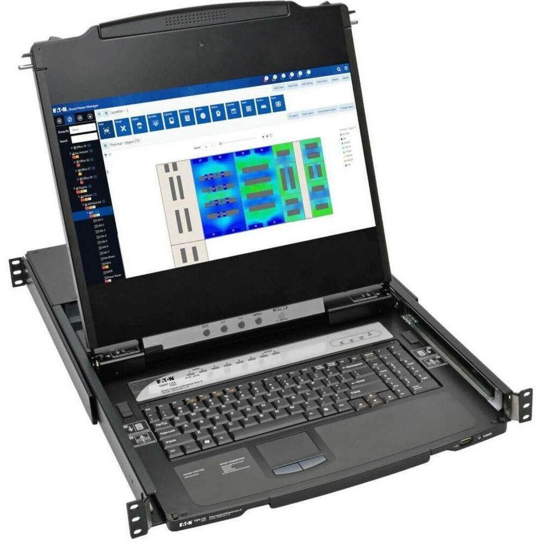 B030-008-17-IP NetDirector 8-Port 1U Rack-Mount Console HDMI KVM Switch