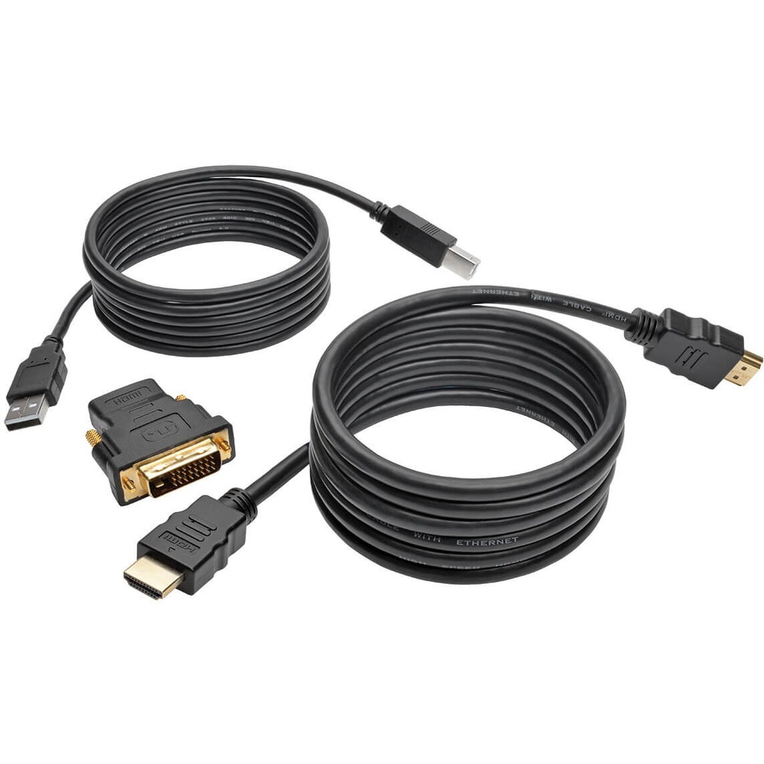 HDMI/DVI/USB KVM Cable Kit, 6 ft.