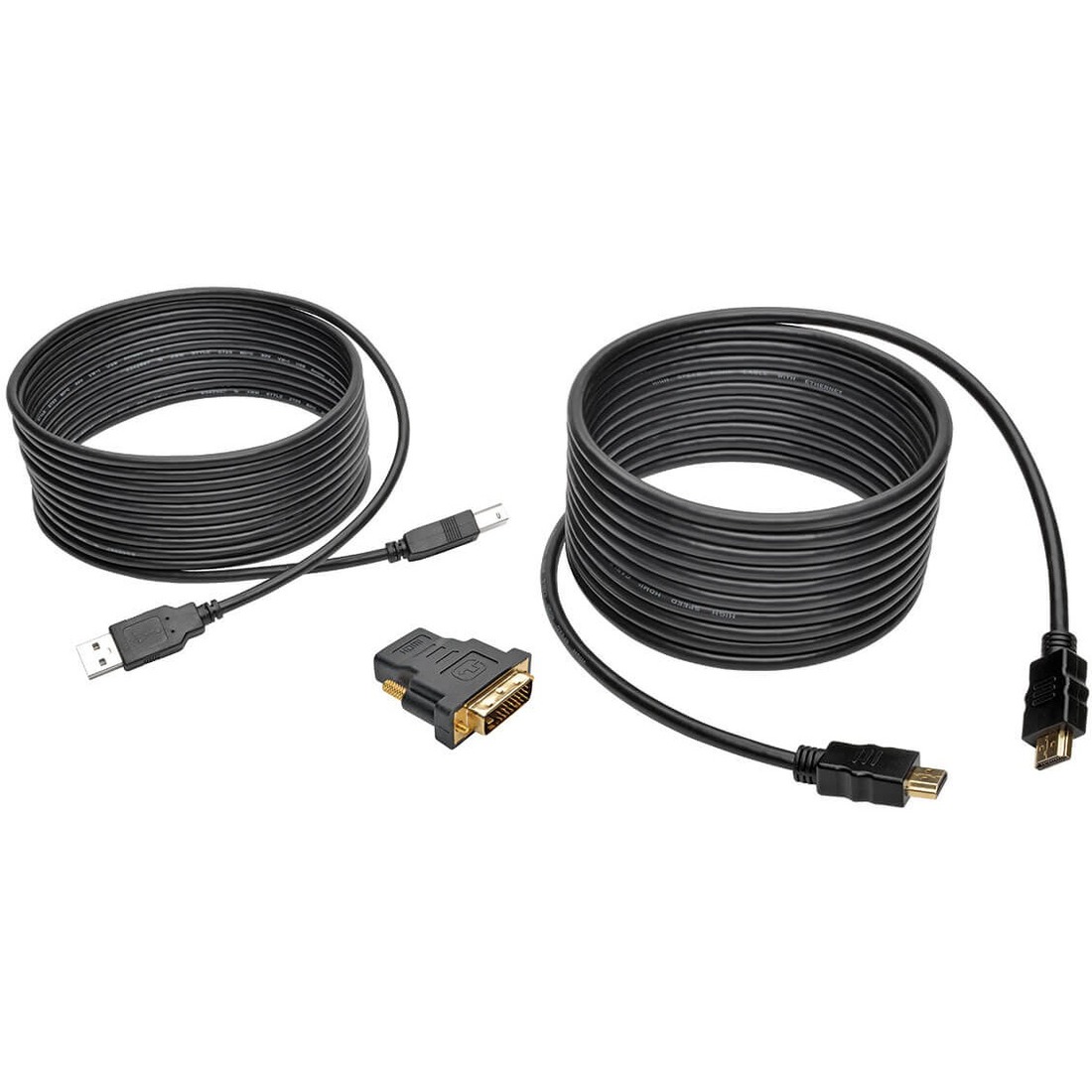HDMI/DVI/USB KVM Cable Kit, 15 ft.