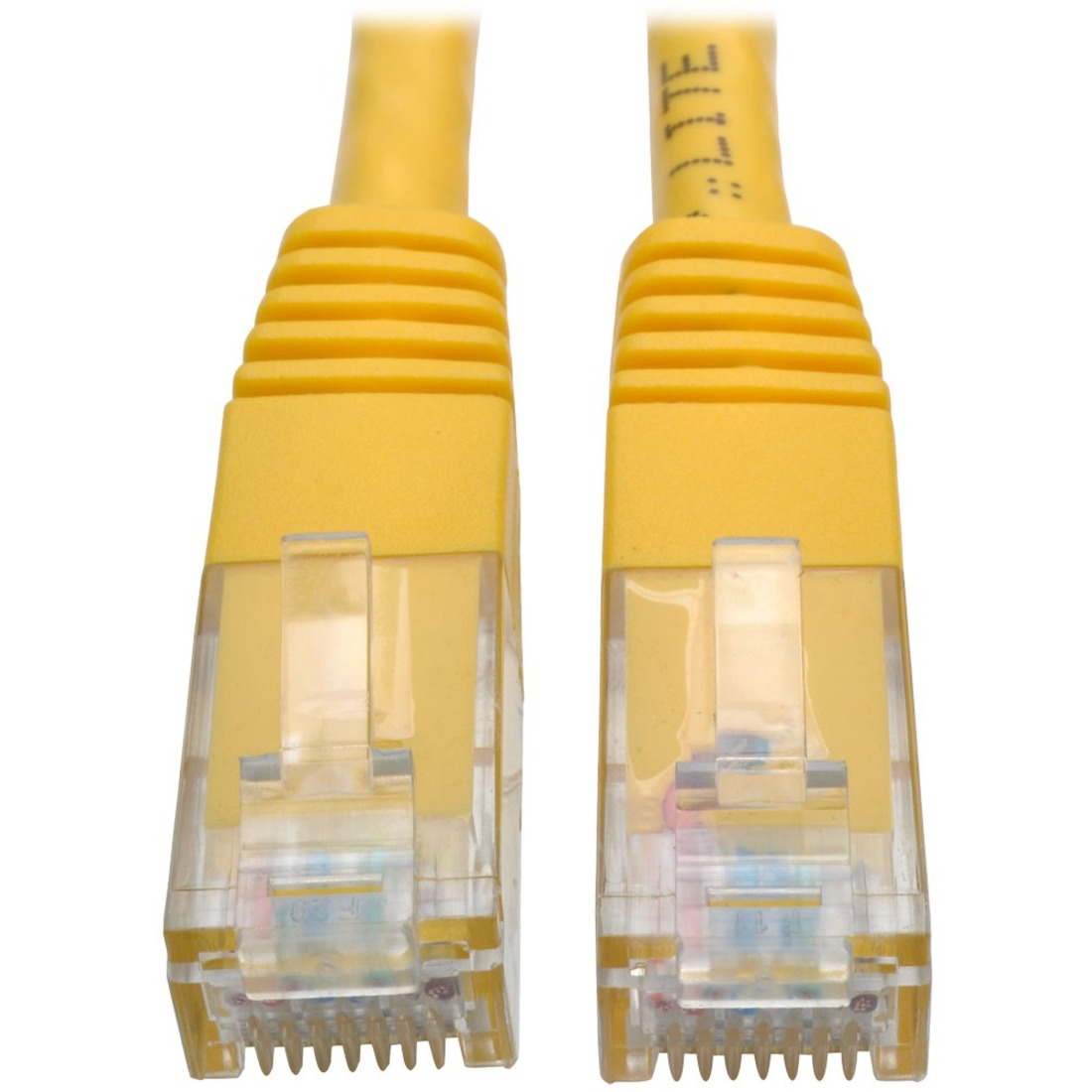 Cat6 Gigabit Molded Patch Cable (RJ45 M/M), Yellow, 2 ft