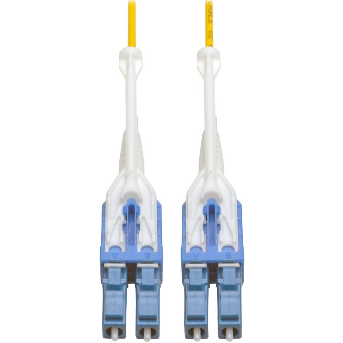 N370-05M-T Duplex Singlemode 9/125 Fiber Patch Cable, Push/Pull Tabs, 5 m