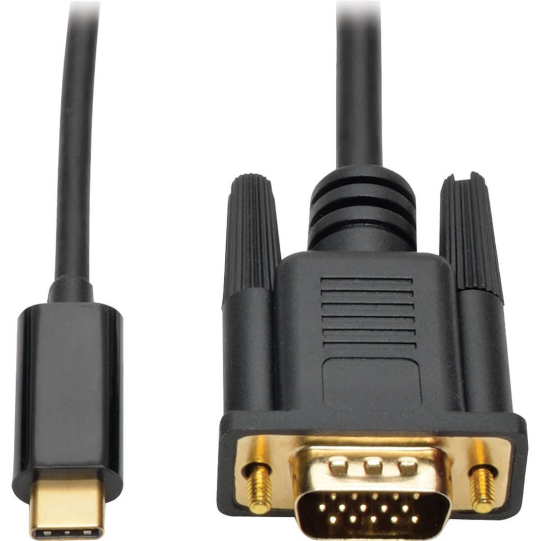 USB C to VGA Adapter Cable (M/M), 1920 x 1200 (1080p), 3 ft