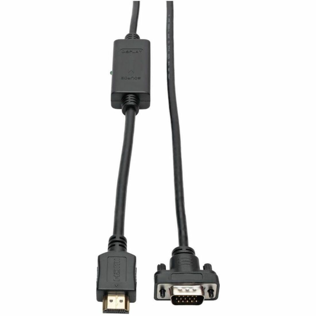P566-003-VGA HDMI to VGA Active Converter Cable, 3 ft.