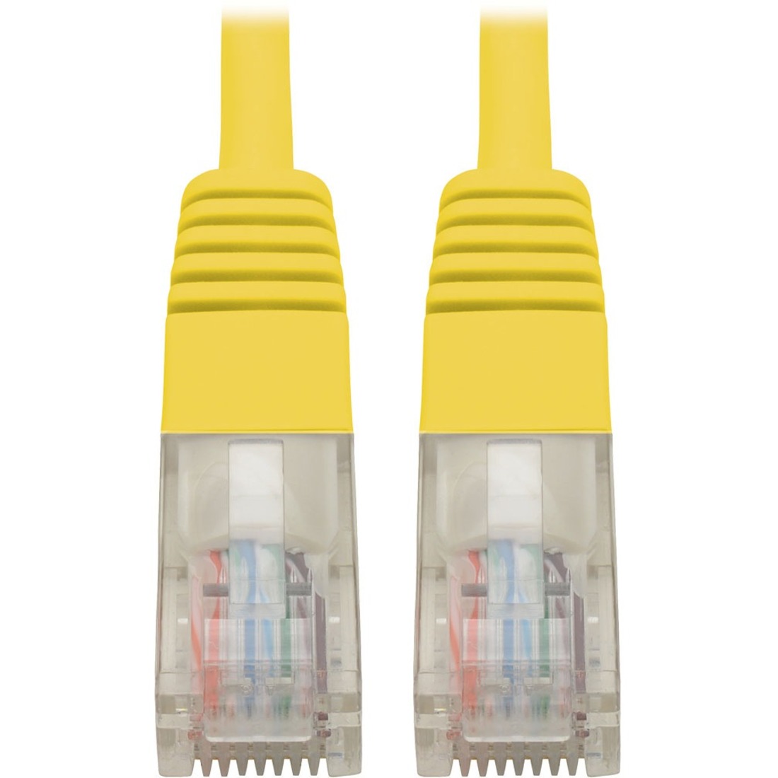 Cat5e 350 MHz Molded UTP Patch Cable (RJ45 M/M), Yellow, 2 ft.