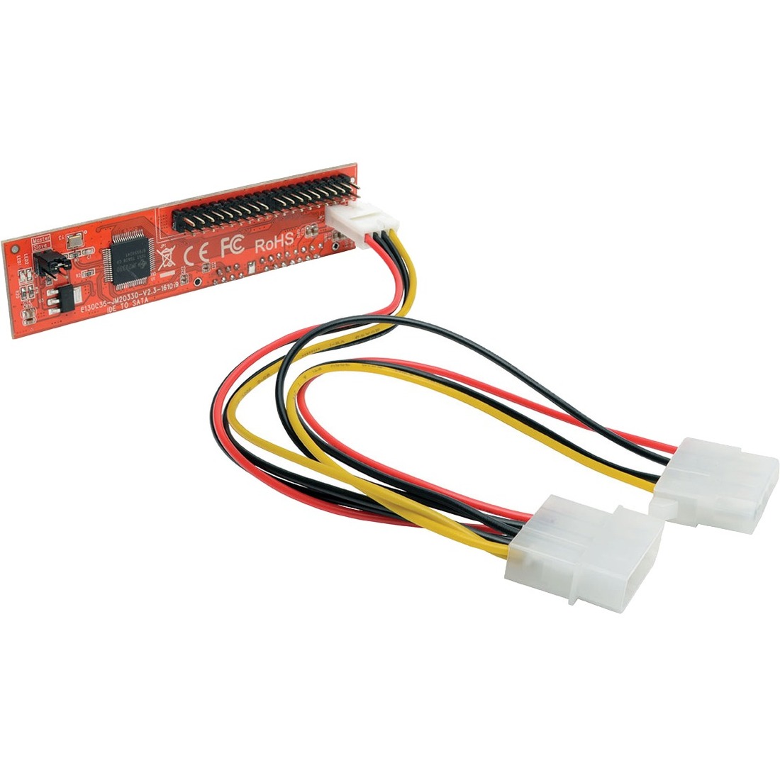 40-Pin Male IDE to 2.5 in., 3.5 in. and 5.25 in. SATA Adapter