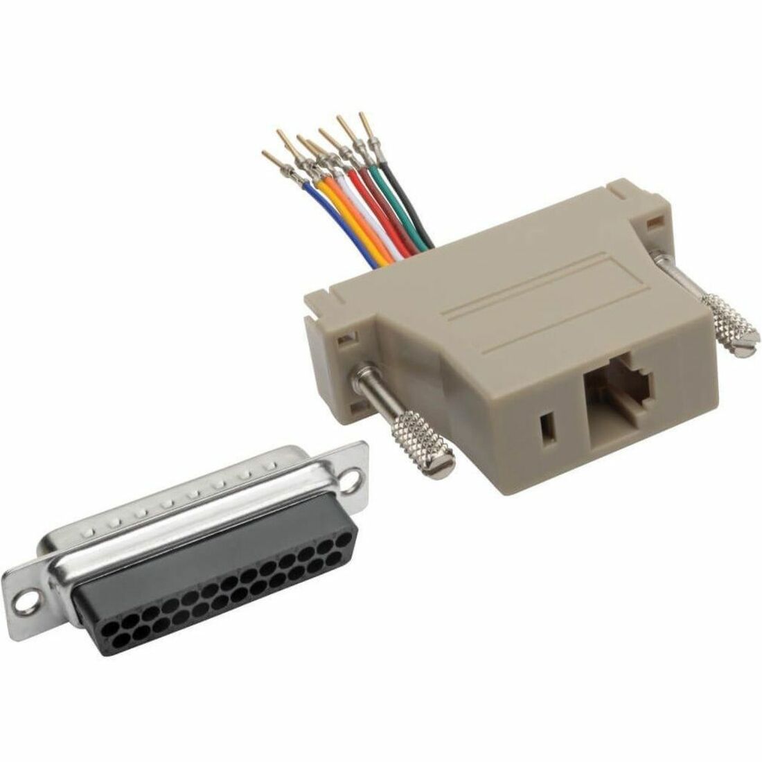 P440-825FM DB25 to RJ45 Modular Serial Adapter (M/F)