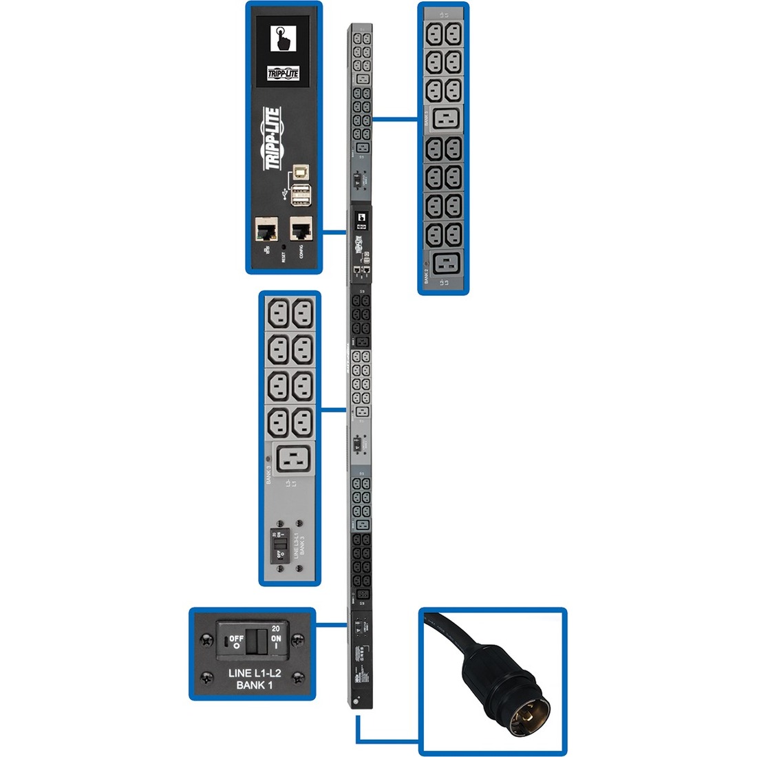 PDU3EVN10H50B 48-Outlet PDU