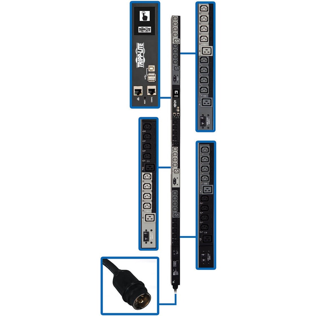PDU3EVS6H50 30-Outlet PDU