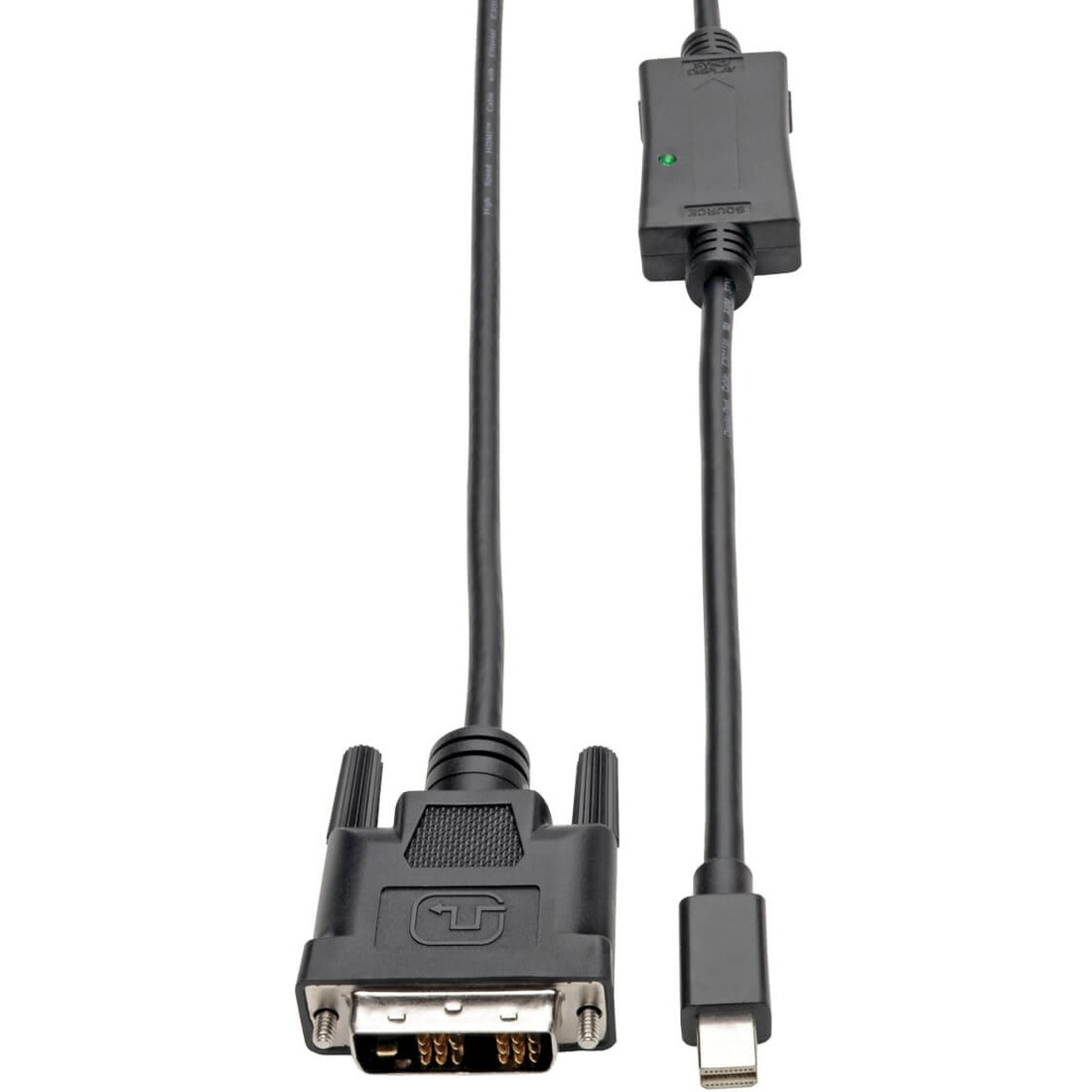 Mini DisplayPort to DVI Adapter Cable (M/M), 1080p, 3 ft.