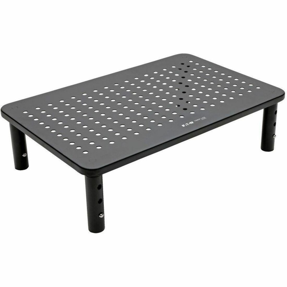 Monitor Riser for Desk, 14 x 9 in. - Height Adjustable, Metal, Black