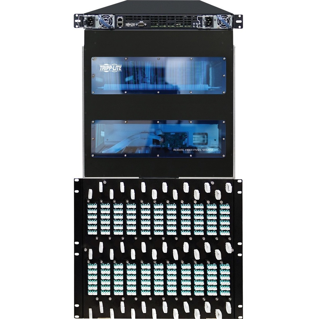 Robotic Fiber Panel System - 512 Multimode LC Fiber Ports, 10U