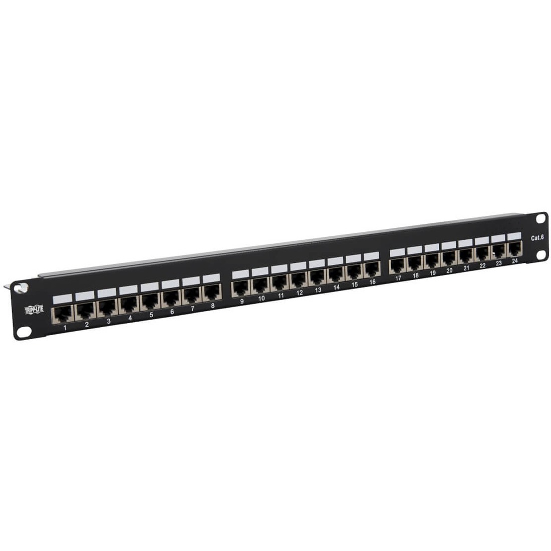 N252-024-SH-K Cat6 24-Port Patch Panel, 1U