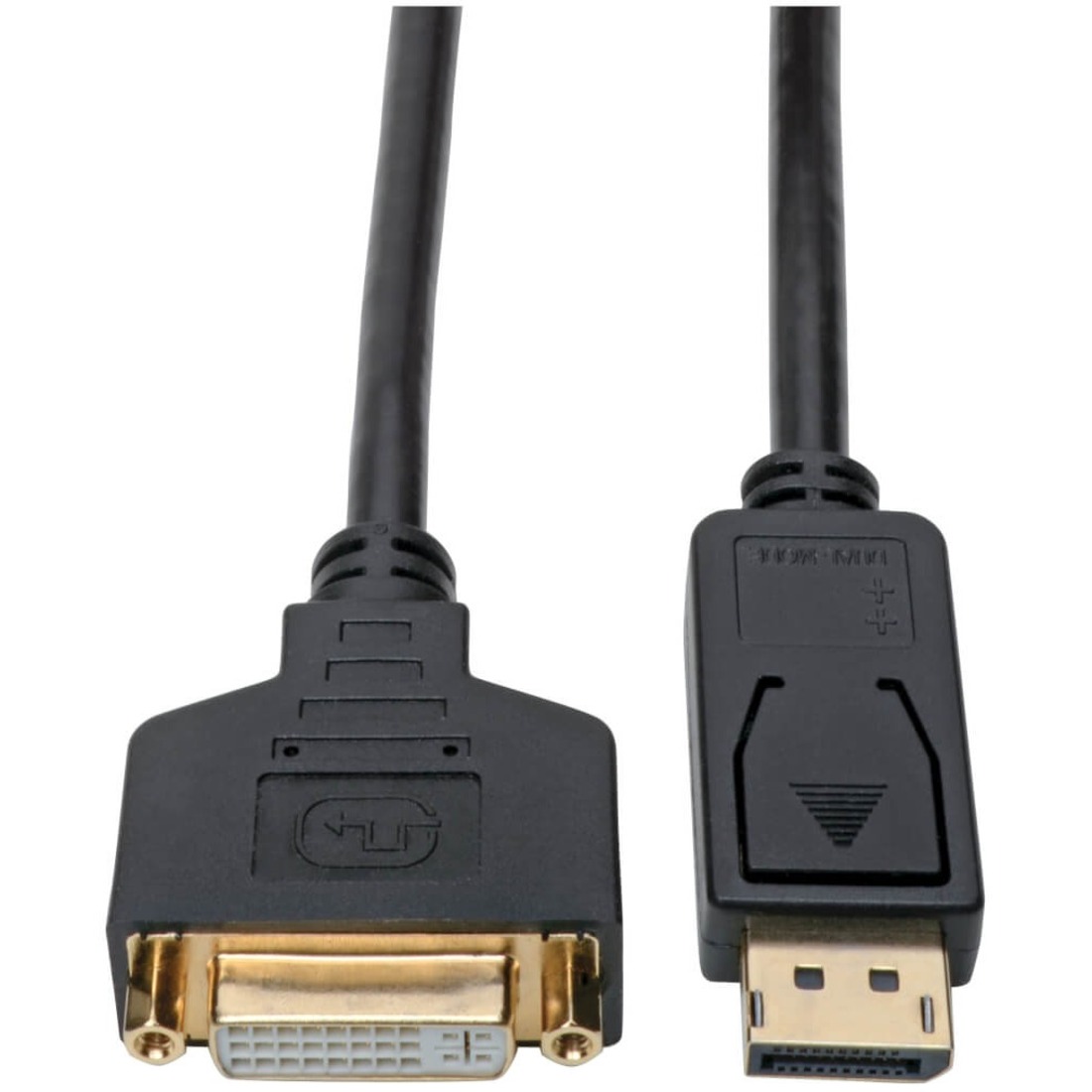 P134-001-GC DisplayPort to DVI Cable Adapter - M/F, Black, 1 ft.