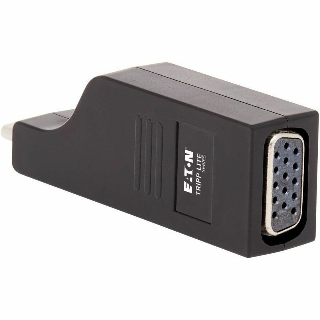 USB-C to VGA Vertical Adapter, M/F, Black
