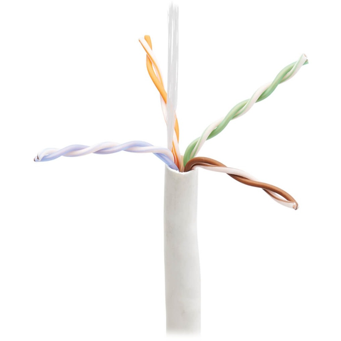 Cat6 Ethernet Cable - CMP-LP 0.5A Plenum, White, 1000 ft.