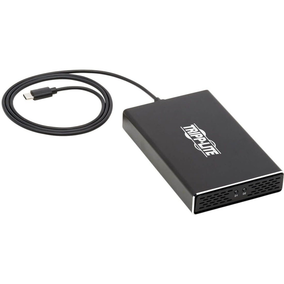 U457-2M2-SATAG2 USB-C to Dual M.2 SATA SSD/HDD Enclosure Adapter