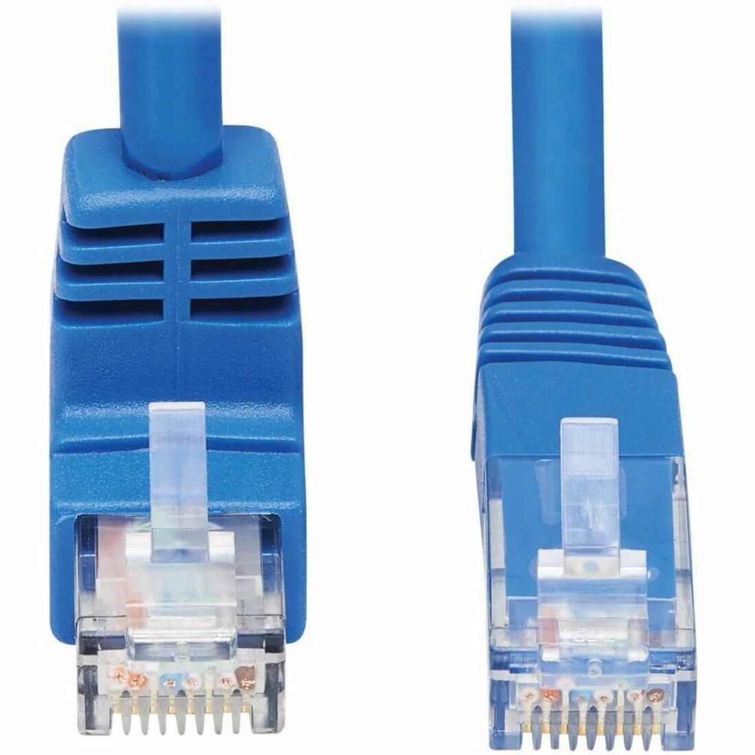 N204-020-BL-DN Down-Angle Cat6 UTP Patch Cable - 20 ft., M/M, Blue