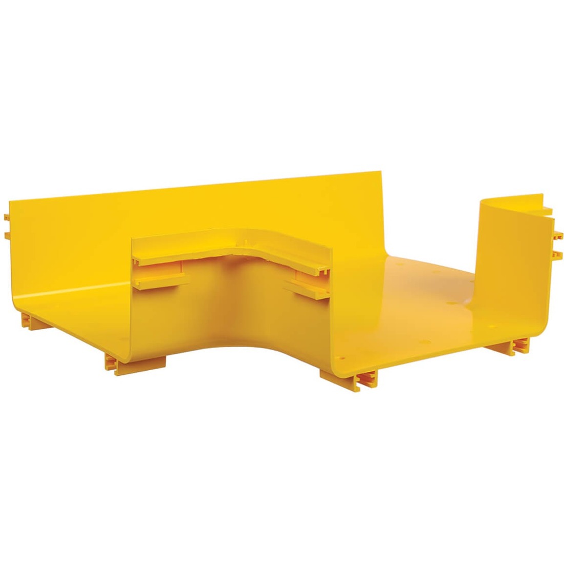 Toolless Horizontal 90-Degree T-Junction for Fiber Routing System,240 mm (10 in)