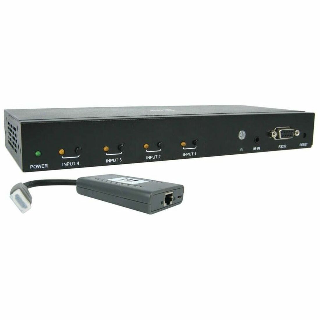 B320-4X1-HH-K1 4-Port HDMI over Cat6 Presentation Switch/Extender